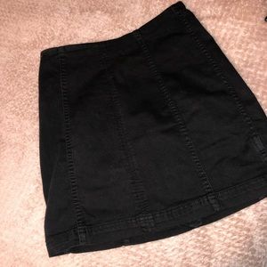 FREE PEOPLE BLACK SKIRT